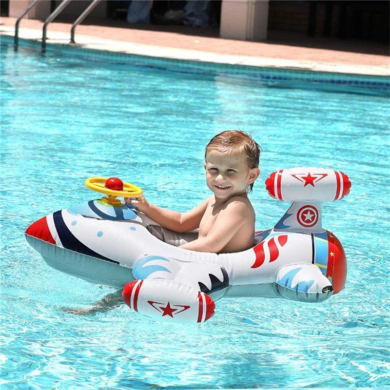 Fortykning kreative fly, svømning, oppustelige børn svømning float, baby sæde ring